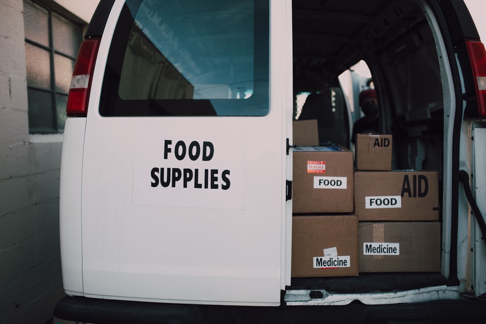 Food for flooded villages